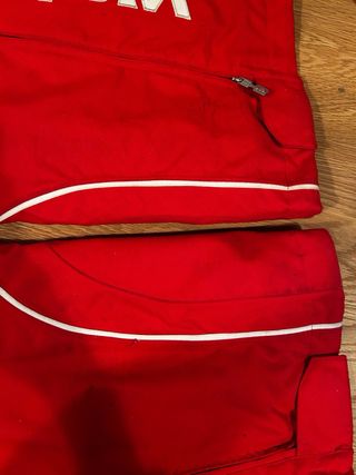 Pantaloni sci Vist uomo rossi vintage