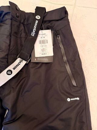 Pantalón Nieve Mountain Pro estrenar Negro T.M