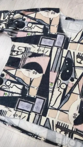 Jersey estampado multicolor