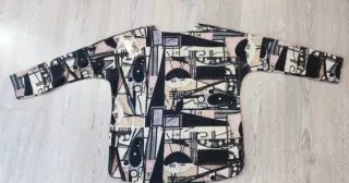 Jersey estampado multicolor