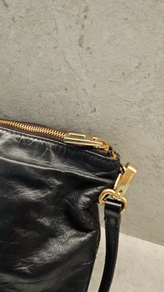 Bolso Piel negro de Bimba y Lola original.