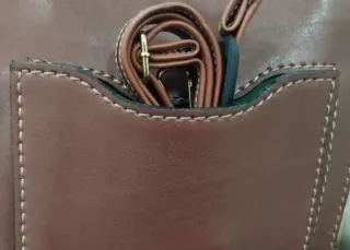 Pielnoble Maletin Blando  De Cuero Antiguo.