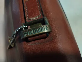 Pielnoble Maletin Blando  De Cuero Antiguo.