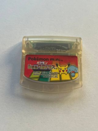 Pokemon Mini Tetris Juego Nintendo Japonés