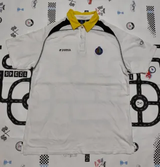 Polo Joma Getafe FC Blanco y Amarillo