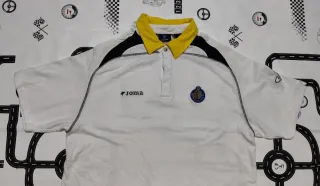 Polo Joma Getafe FC Blanco y Amarillo
