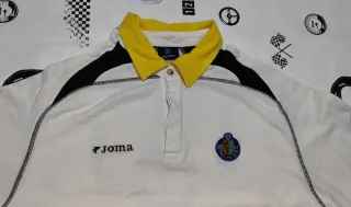 Polo Joma Getafe FC Blanco y Amarillo
