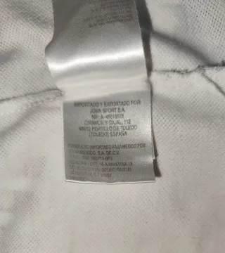 Polo Joma Getafe FC Blanco y Amarillo