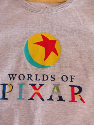 Camiseta Worlds of Pixar Disneyland Paris de mujer