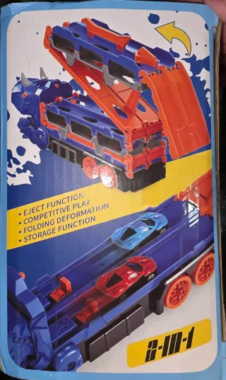 Camión Dinosaurio 8-en-1 con Coches