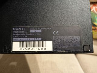 Lote PS2 Slim Negra + Accesorios + Juegos