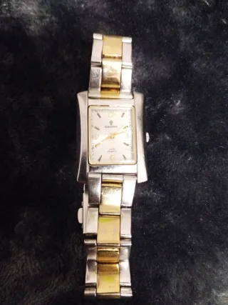 Reloj Cauny Quartz bicolor