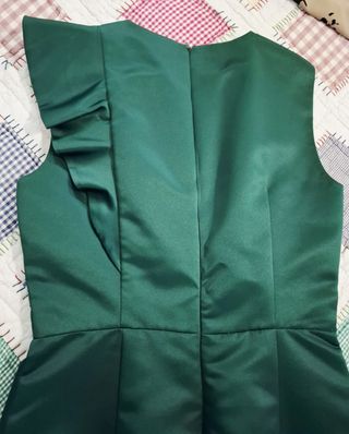 Abito elegante Zara verde scuro taglia M