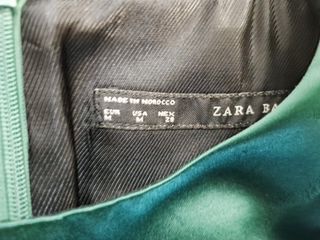 Abito elegante Zara verde scuro taglia M