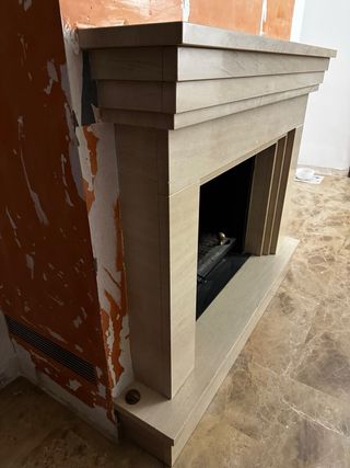 Chimenea de Mármol Beige