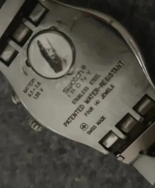 Reloj Swatch Cadmos Cronógrafo Negro