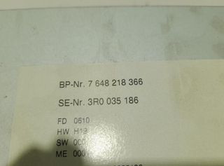 Seat 101481 sistema audio / 3r0035186 exeo berlina