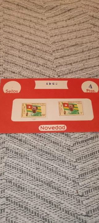 Pareja Sellos Togo 1960 Raros