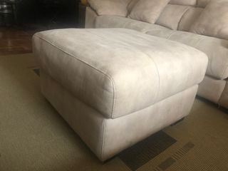 Sofá 3 plazas + 2 plazas + puff beige