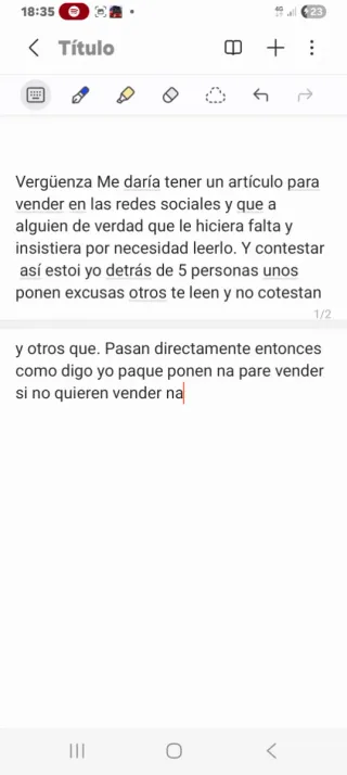 Artículo para vender en redes sociales