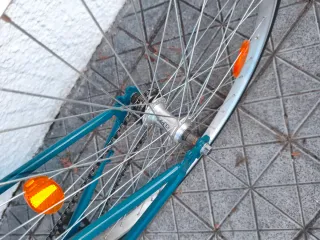 Bicicleta Fixie Azul Zafiro.