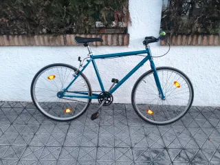 Bicicleta Fixie Azul Zafiro.