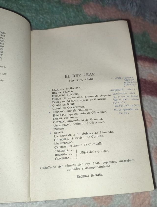 El rey Lear – Shakespeare | Austral Espasa