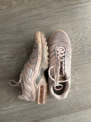 Zapatillas Nike Tn 97 Grises y Rosas