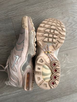 Zapatillas Nike Tn 97 Grises y Rosas