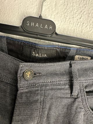 2 Pantalones Vestir Hombre Talla 42 Salsa y Zara