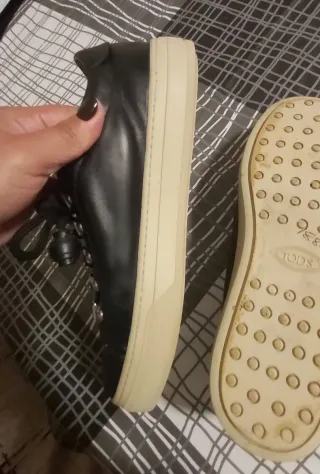 TOD'S Zapatillas Mujer Piel Negras