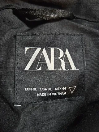 Chaqueta Zara Negra Talla XL