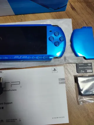 PSP Slim 3004 Blu Vibrante