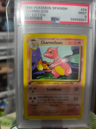 Carta Pokémon Charmeleon 1ª Edición Español