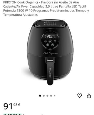 Freidora de Aire PRIXTON 3.5L AirFrayer