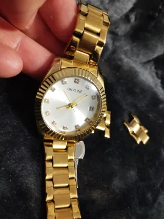 Reloj Skyline Dorado Mujer