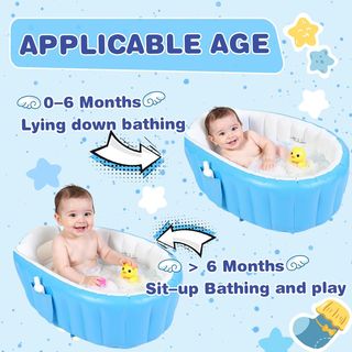 Bañera Hinchable Bebé + Bomba