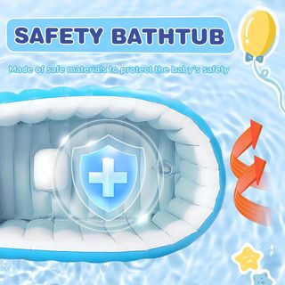 Bañera Hinchable Bebé + Bomba