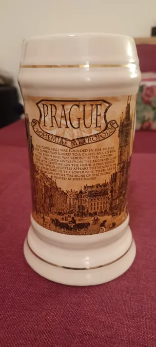 Boccale souvenir Praga