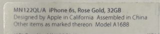 iPhone 6s Rose Gold