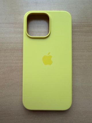 Apple iPhone 14 ProMax Canary Yellow Silicone Case