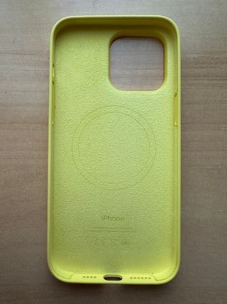 Apple iPhone 14 ProMax Canary Yellow Silicone Case