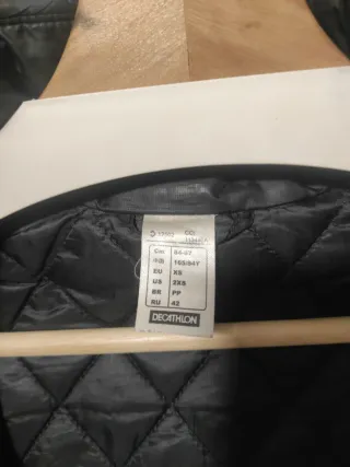 Chaqueta Quechua Mujer Talla XS Negra