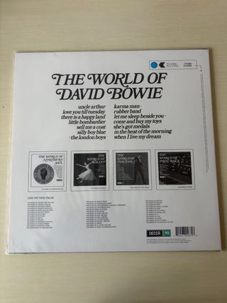 The World Of David Bowie Vinilo Decca 90