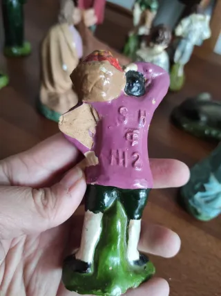 Presepe in gesso, set 15 statuine