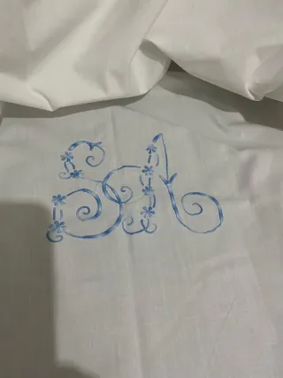 Sábana antigua de cama 1.50 Mide 2.60 x 2.30