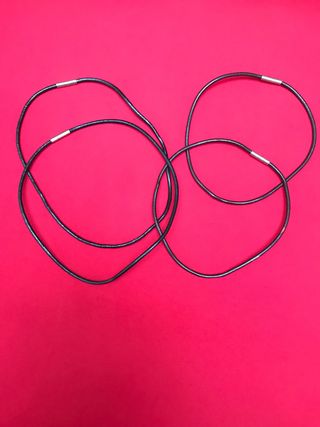 Collar Cuero Cierre 2mm