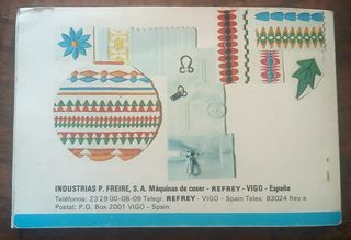 Instrucciones máquina coser Refrey