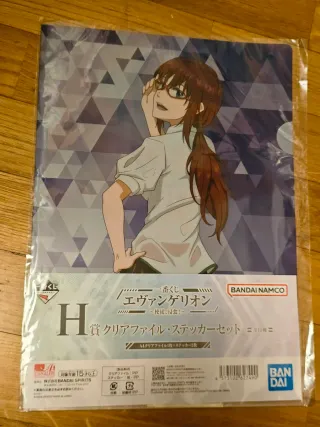 Evangelion Mari Clear File & Sticker Set