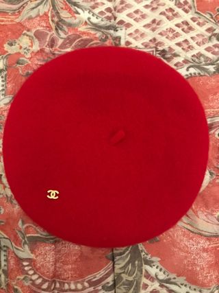 Boina parisiense Vermelha